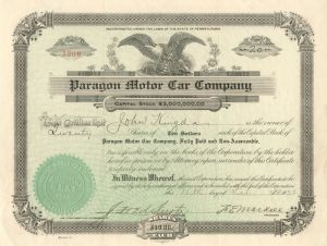 Paragon Motor Car Co.